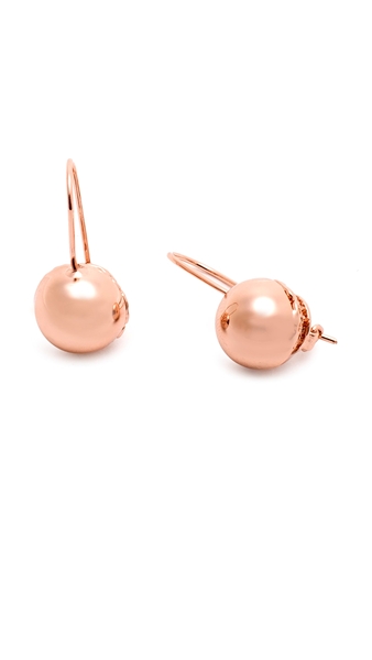 Picture of Professional Spherical Rose Gold Plated Earrings