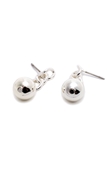 Picture of Shinning Platinum Plated Spherical Earrings