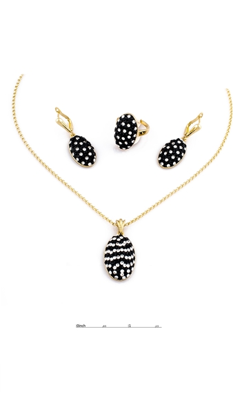 Picture of Sparkling Africa & Middle East Gold Plated 3 Pieces Jewelry Sets
