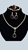 Picture of Pretty Gold Plated Crystal 4 Pieces Jewelry Sets