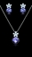Show details for Durable Zine-Alloy Purple 2 Pieces Jewelry Sets