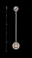 Picture of First Class Zine-Alloy Platinum Plated Drop & Dangle