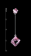 Picture of Beautiful Swarovski Element Small Drop & Dangle