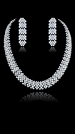 Picture of Low Price Celebrity Style Cubic Zirconia 2 Pieces Jewelry Sets