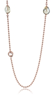 Picture of Natural Designed Glass Zinc-Alloy Long Chain>20 Inches
