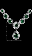 Picture of Beautiful Elegant Green 4 Pieces Jewelry Sets