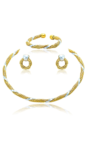 Picture of Customer-Oriented Gold Plated None-Stone 3 Pieces Jewelry Sets