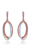 Picture of Modern Design Big Rose Gold Plated Drop & Dangle