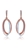 Picture of Modern Design Big Rose Gold Plated Drop & Dangle