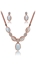 Show details for Delicate Opal (Imitation) Rose Gold Plated 2 Pieces Jewelry Sets