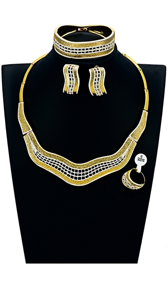 Picture of The Best Discount Dubai Style Big 4 Pieces Jewelry Sets