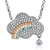 Picture of Cute Designed Platinum Plated Necklaces & Pendants