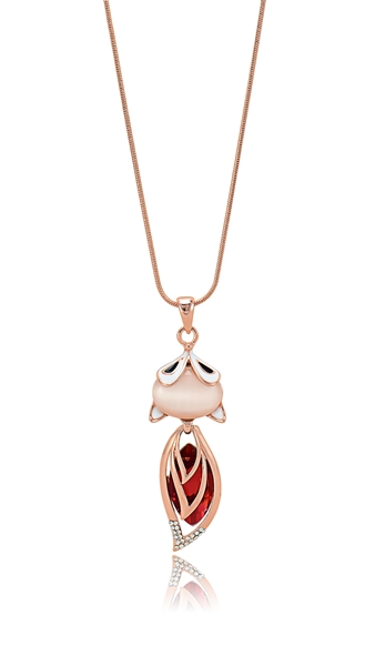 Picture of Exquisite Animal Rose Gold Plated Long Chain>20 Inches