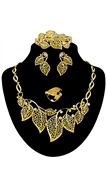 Picture of Beautiful Big Zinc-Alloy 4 Pieces Jewelry Sets