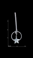 Picture of Three-Dimensional Swarovski Element Big Drop & Dangle