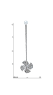 Picture of Odm Platinum Plated Cubic Zirconia Drop & Dangle