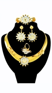 Picture of Online Shopping Big Gold Plated 4 Pieces Jewelry Sets