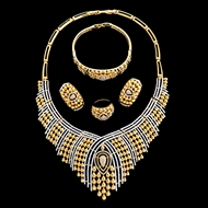 Picture of First Class African Style Gold Plated 4 Pieces Jewelry Sets