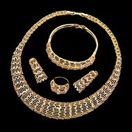 Picture of Buy Gold Plated Dubai Style 4 Pieces Jewelry Sets