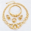 Show details for China No.1 Watches Export Gold Plated Female 4 Pieces Jewelry Sets