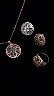Picture of High Profitable Colourful Brass 3 Pieces Jewelry Sets