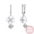 Picture of High Efficient Platinum Plated White Drop & Dangle