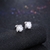 Picture of Best-Selling White Platinum Plated Stud