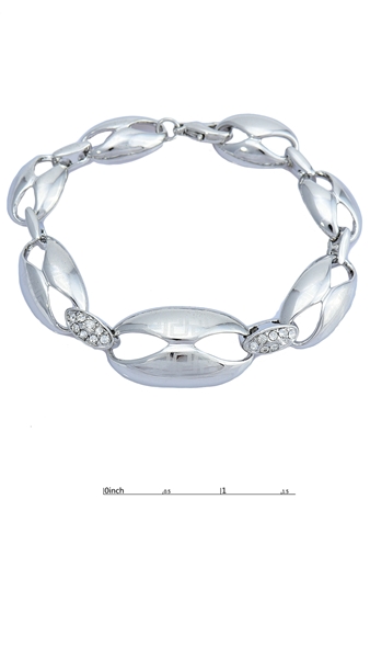 Picture of Durable Rhinestone Zine-Alloy Bracelets