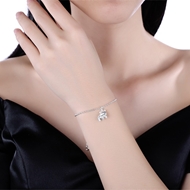 Picture of Touching Platinum Plated Bracelets