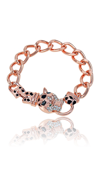 Picture of Customized  Big Rose Gold Plated Bracelets