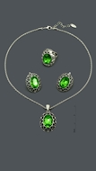 Picture of Cheap Green South American 3 Pieces Jewelry Sets