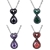 Picture of Online Red Gunmetel Plated Necklaces & Pendants