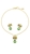 Picture of Trendy Design Green Crystal 2 Pieces Jewelry Sets