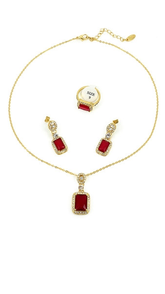 Picture of Excellent Middle Eastern Gold Plated 3 Pieces Jewelry Sets
