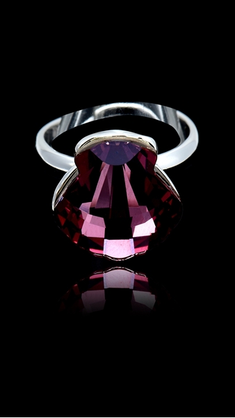 Picture of Discount Platinum Plated Swarovski Element Fashion Rings
