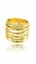 Show details for Touching Gold Plated Zinc-Alloy Fashion Rings