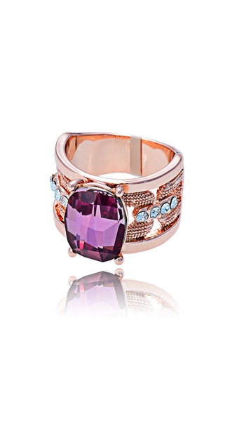 Picture of Cultured Purple Zinc-Alloy Fashion Rings