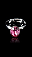 Show details for Main Products Pink Zinc-Alloy Fashion Rings