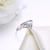 Picture of Modern Design Platinum Plated White Fashion Rings