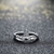 Picture of Shinning Platinum Plated White Fashion Rings