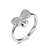 Picture of Friendly-Environmental Platinum Plated White Fashion Rings
