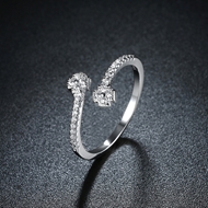 Picture of Hot Selling Platinum Plated White Fashion Rings