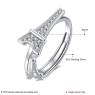 Picture of Cute Designed Platinum Plated White Fashion Rings