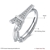 Picture of Cute Designed Platinum Plated White Fashion Rings