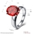 Picture of Flexible Designed Platinum Plated Red Fashion Rings