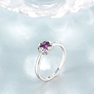 Picture of The Youthful And Fresh Style Of Purple Fashion Rings