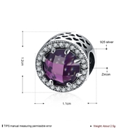 Picture of Odm Purple Charm Bead