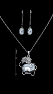 Show details for Promotion Americas & Asia Zine-Alloy 2 Pieces Jewelry Sets