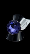Show details for Pretty Swarovski Element Platinum Plated Fashion Rings