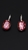 Picture of Flexible Designed Swarovski Element Pink Earrings
